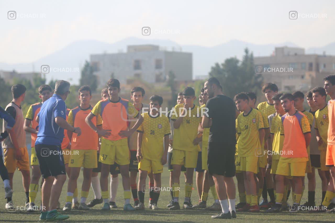 حضور علي کوليوند و محسن ربيع‌خواه در آکادمی فوتبال هادي